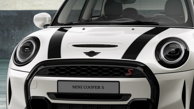 MINI 3-door Cooper SE – Sport Stripes - Jet Black