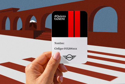 Paso 3: Activa tu MINI Card en nuestro Showroom de MINI Arequipa y podrás ser uno de los 10 finalistas del concurso.